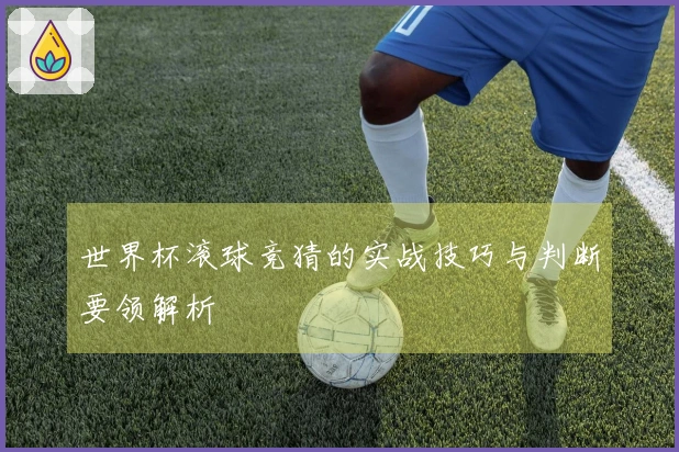 世界杯滚球竞猜的实战技巧与判断要领解析